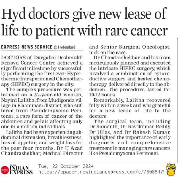Cancer Surgeon in Hyderabad