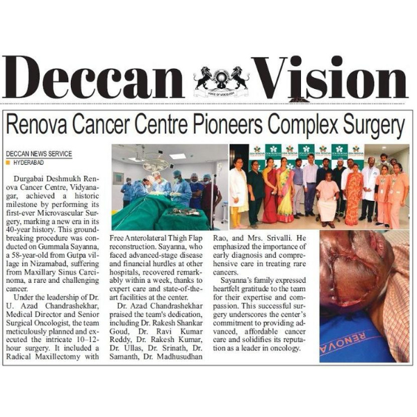 Cancer Surgeon in Hyderabad